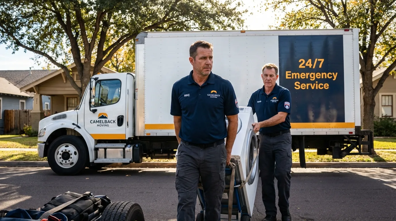 CamelBack Moving crew loading furniture in Buena Vista, GA
